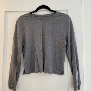 Girlfriend Collective Gray Organic Cotton Longsleeve